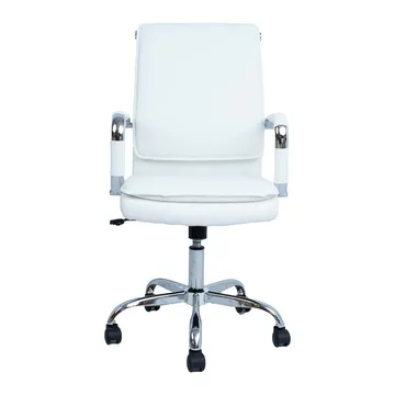 Kontorstol HOME4YOU Ultra 54,5x63x94–104 cm Hvit - hvit - Møbler - Stoler & lenestoler - Kontorstol & skrivebordsstol