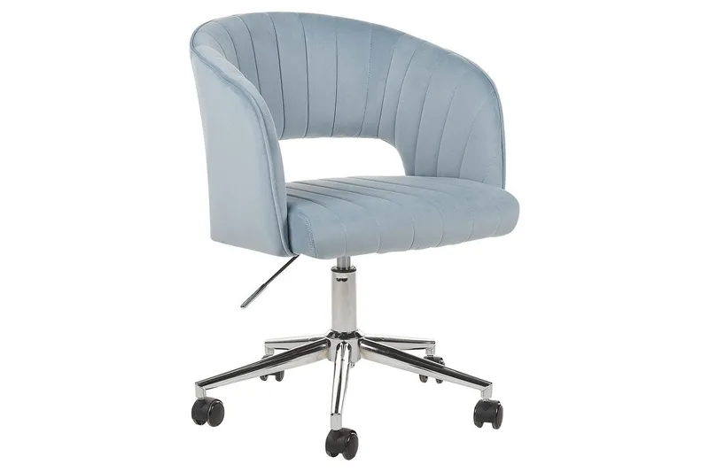 Kontorstol Katonah Blå/Svart/Sølv - Blå/Svart/Sølv - Møbler - Stoler & lenestoler - Kontorstol & skrivebordsstol