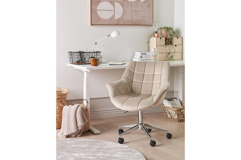Kontorstol Labelle Beige - Beige - Møbler - Stoler & lenestoler - Kontorstol & skrivebordsstol