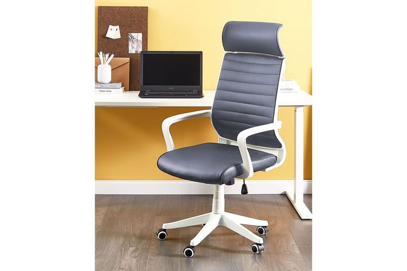 Kontorstol Leader Grå/hvit - Grå/hvit - Møbler - Stoler & lenestoler - Kontorstol & skrivebordsstol