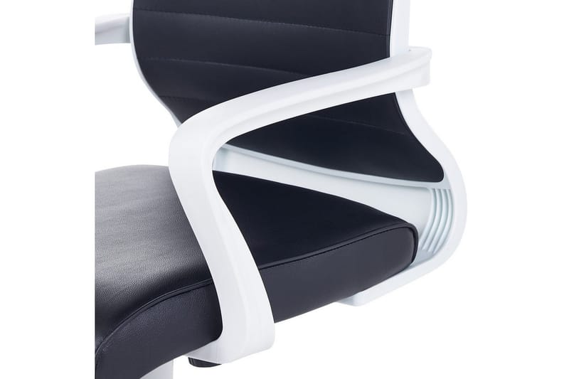 Kontorstol Leader Svart/Hvit - Svart/Hvit - Møbler - Stoler & lenestoler - Kontorstol & skrivebordsstol