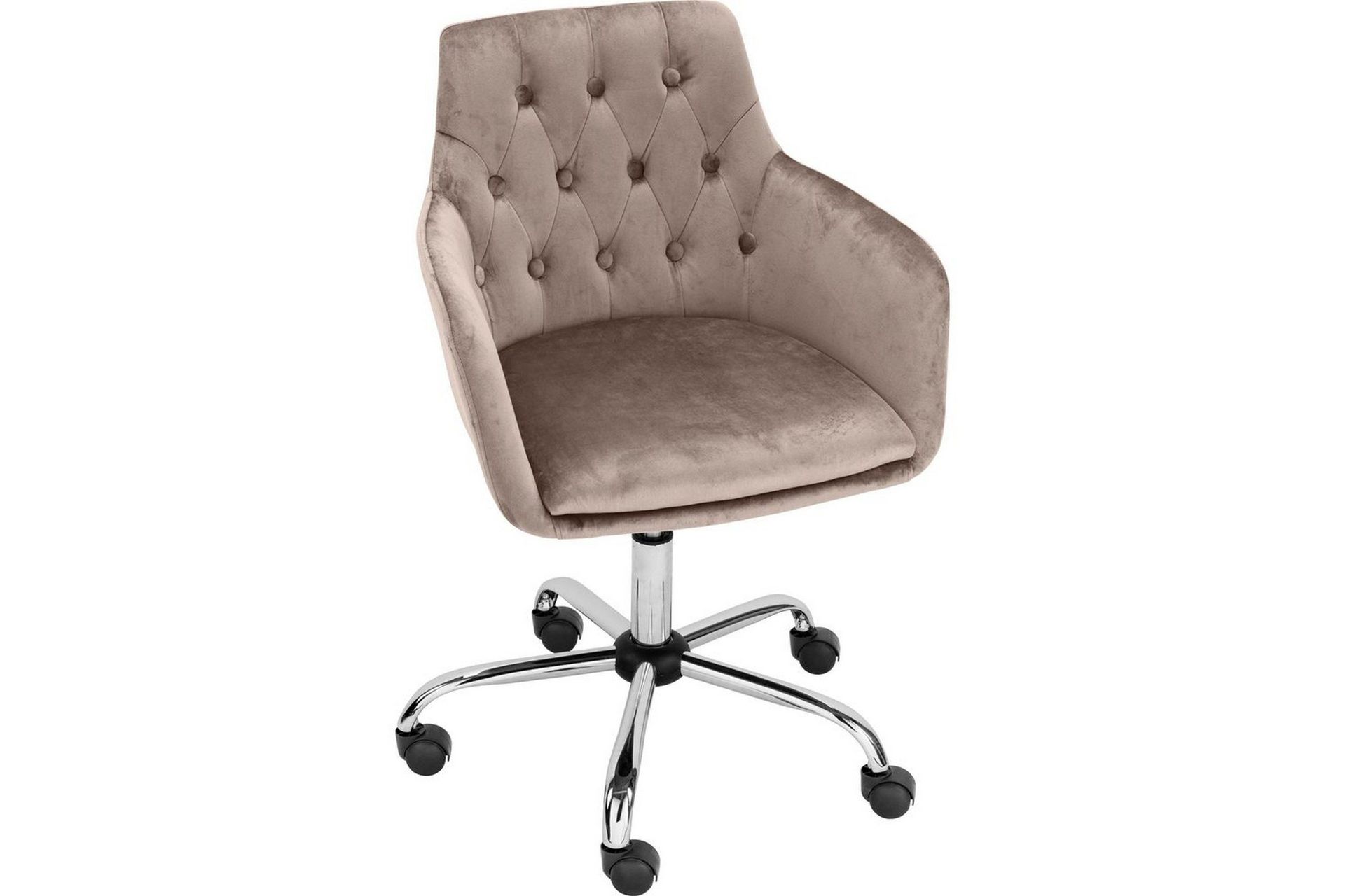 Kontorstol Loft24 Kontorstol Perry taupe Taupe -