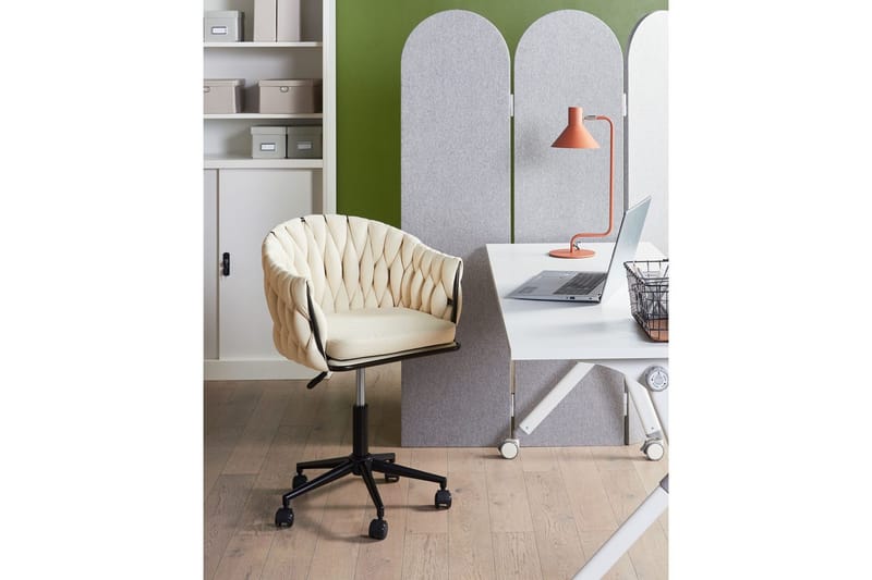 Kontorstol Milan Beige/svart - Beige/svart - Møbler - Stoler & lenestoler - Kontorstol & skrivebordsstol