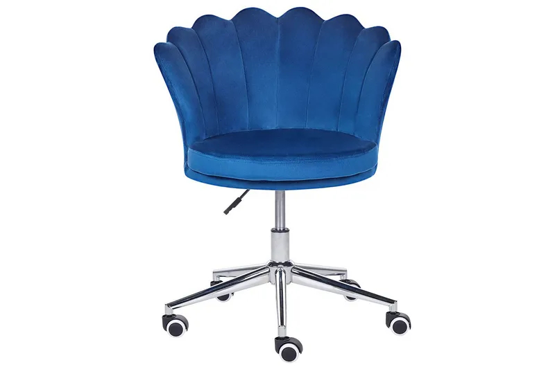 Kontorstol Monticello Blå/Svart/Sølv - Blå/Svart/Sølv - Møbler - Stoler & lenestoler - Kontorstol & skrivebordsstol