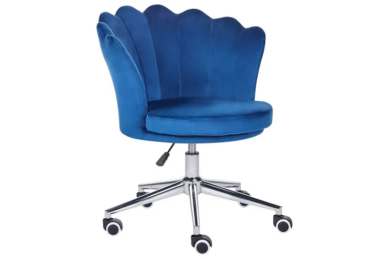 Kontorstol Monticello Blå/Svart/Sølv - Blå/Svart/Sølv - Møbler - Stoler & lenestoler - Kontorstol & skrivebordsstol