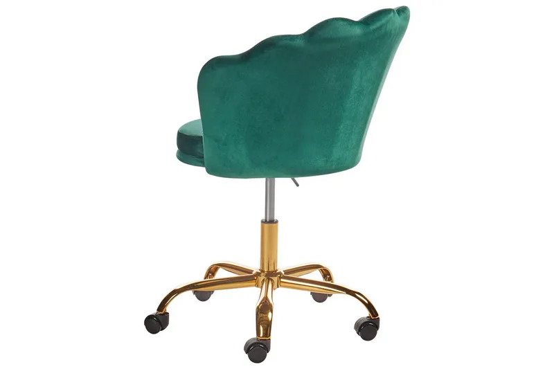Kontorstol Monticello Grønn/gull/svart - Grønn/gull/svart - Møbler - Stoler & lenestoler - Kontorstol & skrivebordsstol