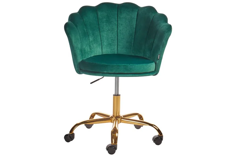 Kontorstol Monticello Grønn/gull/svart - Grønn/gull/svart - Møbler - Stoler & lenestoler - Kontorstol & skrivebordsstol