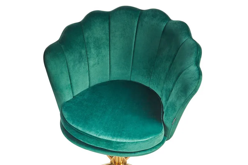 Kontorstol Monticello Grønn/gull/svart - Grønn/gull/svart - Møbler - Stoler & lenestoler - Kontorstol & skrivebordsstol