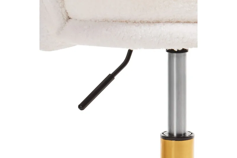 Kontorstol Monticello Hvitt/gull/svart - Hvitt/gull/svart - Møbler - Stoler & lenestoler - Kontorstol & skrivebordsstol