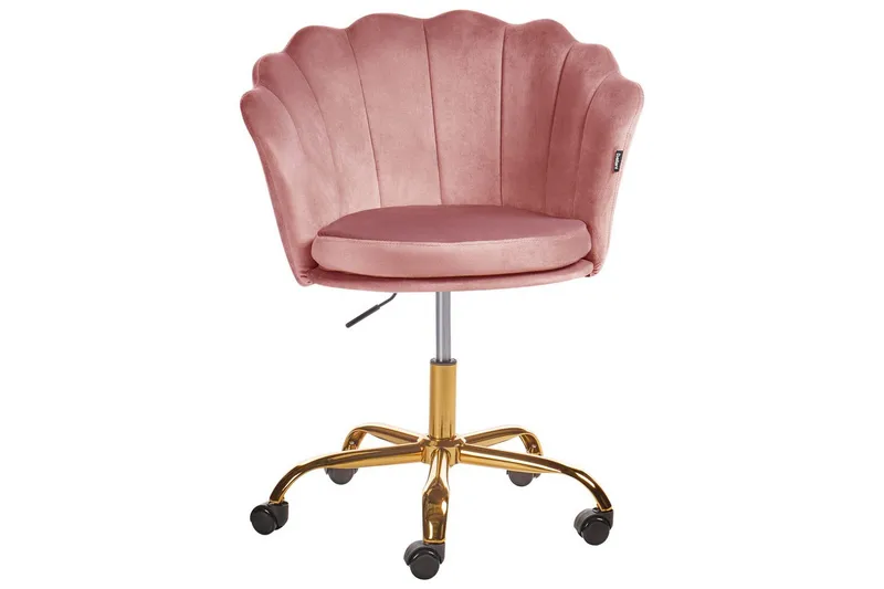Kontorstol Monticello Rosa/gull/svart - Rosa/gull/svart - Møbler - Stoler & lenestoler - Kontorstol & skrivebordsstol