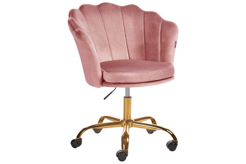 Kontorstol Monticello Rosa/gull/svart, Rosa/gull/svart