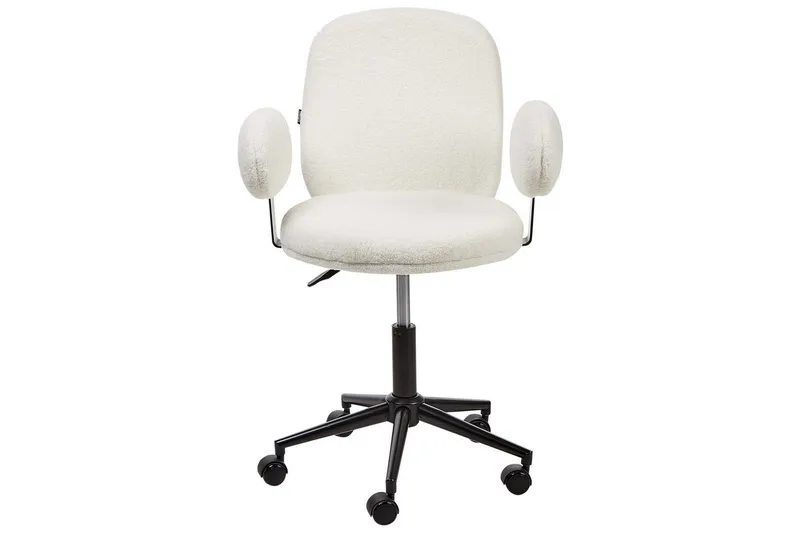 Kontorstol Moraga Hvit/Svart - Hvit/Svart - Møbler - Stoler & lenestoler - Kontorstol & skrivebordsstol