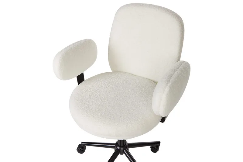 Kontorstol Moraga Hvit/Svart - Hvit/Svart - Møbler - Stoler & lenestoler - Kontorstol & skrivebordsstol