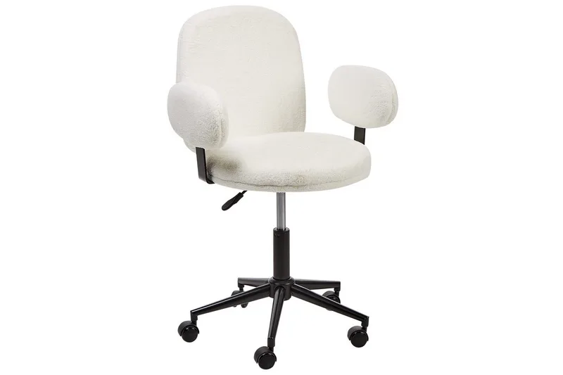 Kontorstol Moraga Hvit/Svart - Hvit/Svart - Møbler - Stoler & lenestoler - Kontorstol & skrivebordsstol
