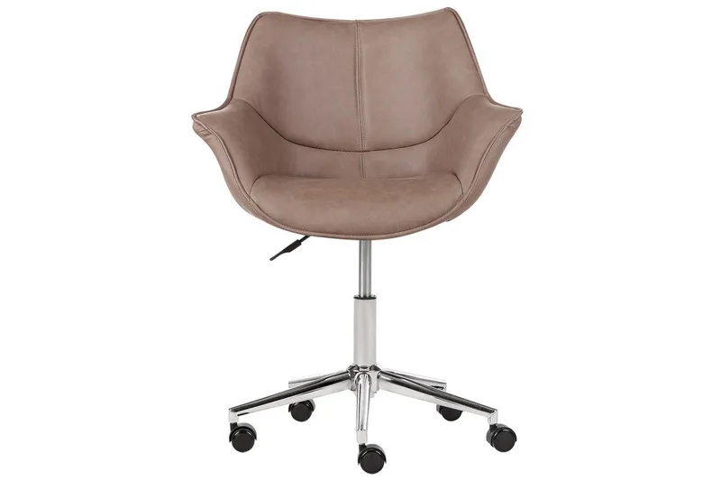 Kontorstol Newdale Lysebrun - Lysebrun - Møbler - Stoler & lenestoler - Kontorstol & skrivebordsstol