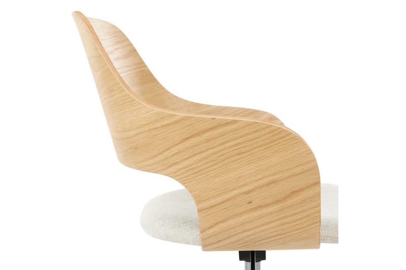 Kontorstol Novato - Lyst tre, beige - Møbler - Stoler & lenestoler - Kontorstol & skrivebordsstol