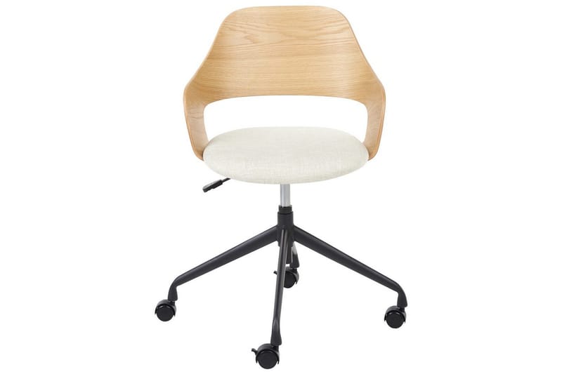 Kontorstol Novato - Lyst tre, beige - Møbler - Stoler & lenestoler - Kontorstol & skrivebordsstol