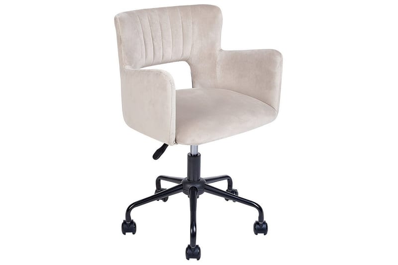 Kontorstol Sanilac Beige/Grå/Svart - Beige/Grå/Svart - Møbler - Stoler & lenestoler - Kontorstol & skrivebordsstol