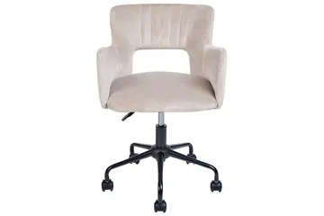 Kontorstol Sanilac Beige/Grå/Svart - Beige/Grå/Svart - Møbler - Stoler & lenestoler - Kontorstol & skrivebordsstol