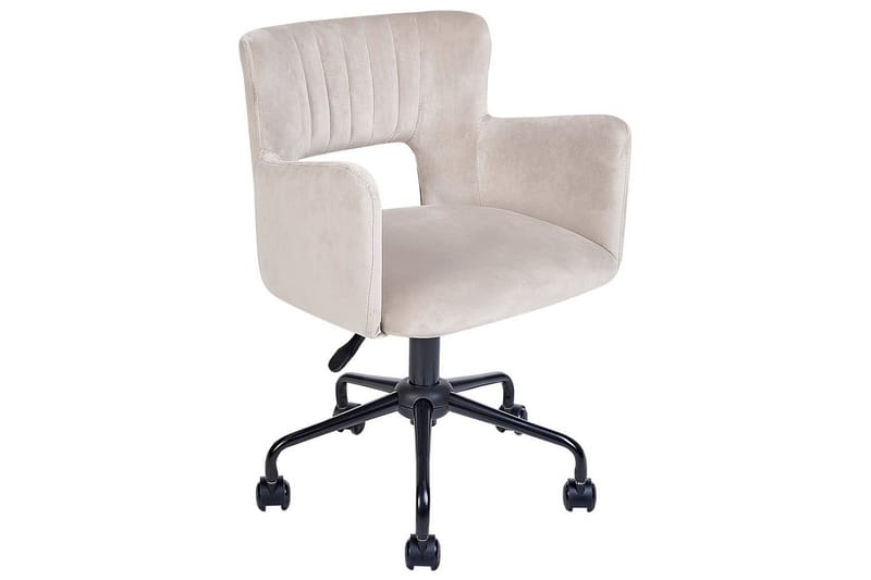 Kontorstol Sanilac Beige/Grå/Svart - Beige/Grå/Svart - Møbler - Stoler & lenestoler - Kontorstol & skrivebordsstol
