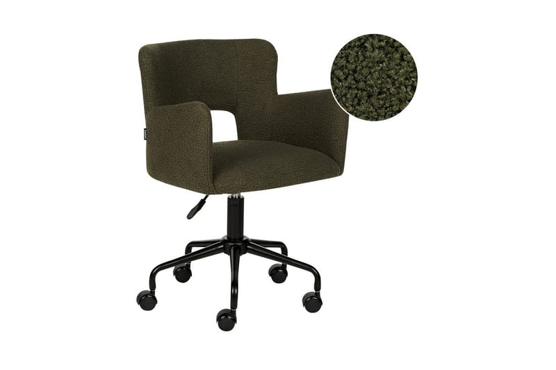 Kontorstol Sanilac Grønn/svart - Grønn/svart - Møbler - Stoler & lenestoler - Kontorstol & skrivebordsstol