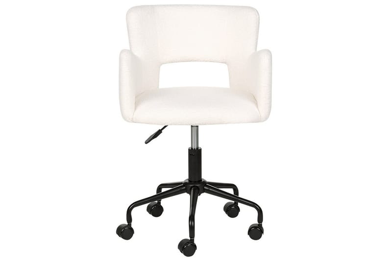 Kontorstol Sanilac Hvit/Svart - Hvit/Svart - Møbler - Stoler & lenestoler - Kontorstol & skrivebordsstol