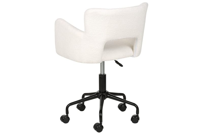 Kontorstol Sanilac Hvit/Svart - Hvit/Svart - Møbler - Stoler & lenestoler - Kontorstol & skrivebordsstol
