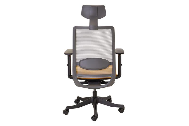 Anggun Kontorstol - Gul/Grå - Møbler - Stoler & lenestoler - Kontorstol & skrivebordsstol