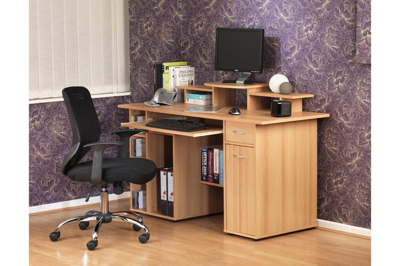 Atlanta Kontorstol Hev- og Senkbar Svart - Dorel Home - Møbler - Stoler & lenestoler - Kontorstol & skrivebordsstol