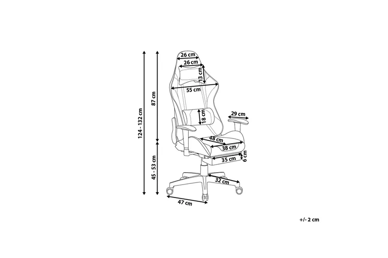 Brunnevik Gamingstol - Svart - Møbler - Stoler & lenestoler - Kontorstol & skrivebordsstol