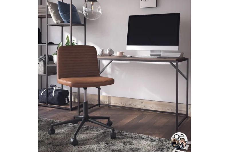 Corey Kontorstol Hev- og Senkbar Brun, Queer Eye