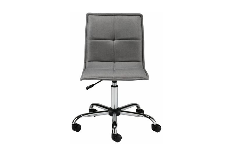 Edgars Kontorstol - PU/Lysegrå/Krom - Møbler - Stoler & lenestoler - Kontorstol & skrivebordsstol