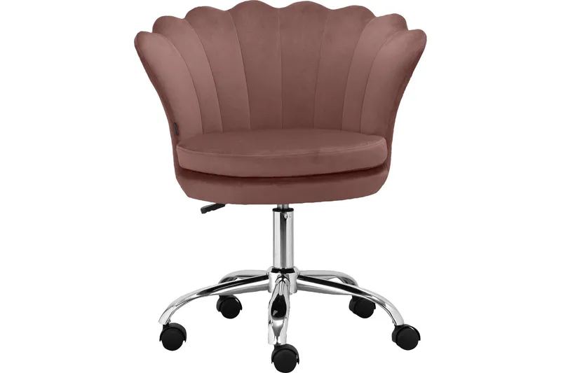 Eirik Kontorstol Hev- og Senkbar - Rosa - Møbler - Stoler & lenestoler - Kontorstol & skrivebordsstol