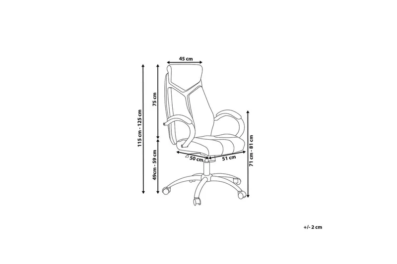 Formula 1 Kontorstol - Grå - Møbler - Stoler & lenestoler - Kontorstol & skrivebordsstol