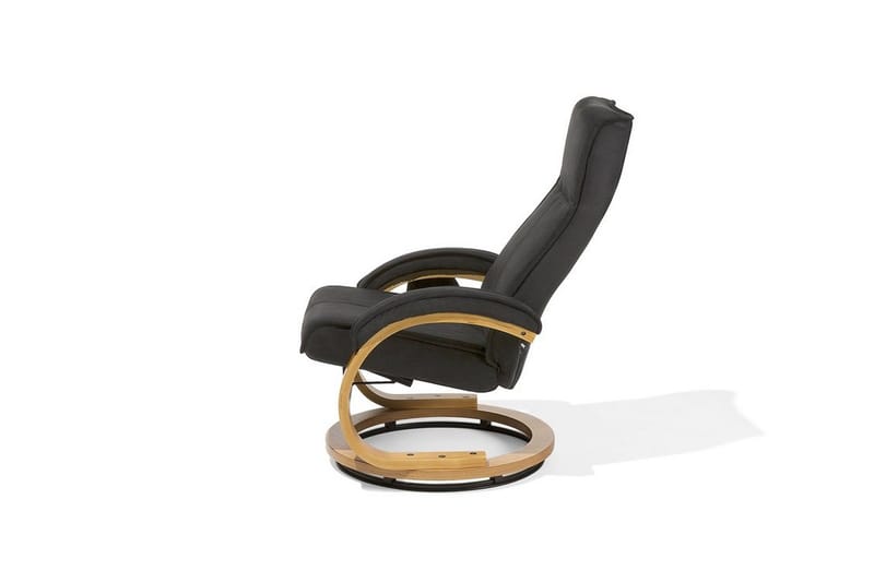 Hero Hvilstol med fotskammel - Svart - Møbler - Stoler & lenestoler - Lenestoler - Massasjestol