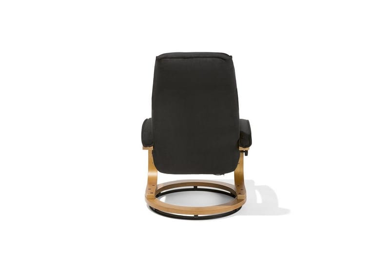 Hero Hvilstol med fotskammel - Svart - Møbler - Stoler & lenestoler - Lenestoler - Massasjestol