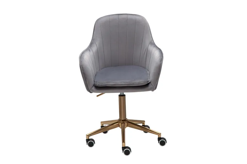 Hubdam kontorstol - Grå/Sølv - Møbler - Stoler & lenestoler - Kontorstol & skrivebordsstol