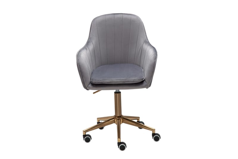 Hubdam kontorstol - Grå/Sølv - Møbler - Stoler & lenestoler - Kontorstol & skrivebordsstol