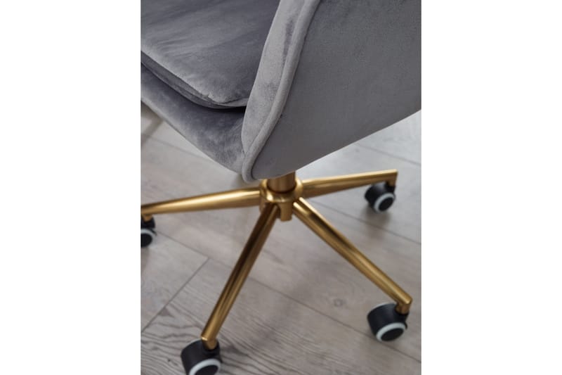 Hubdam kontorstol - Grå/Sølv - Møbler - Stoler & lenestoler - Kontorstol & skrivebordsstol