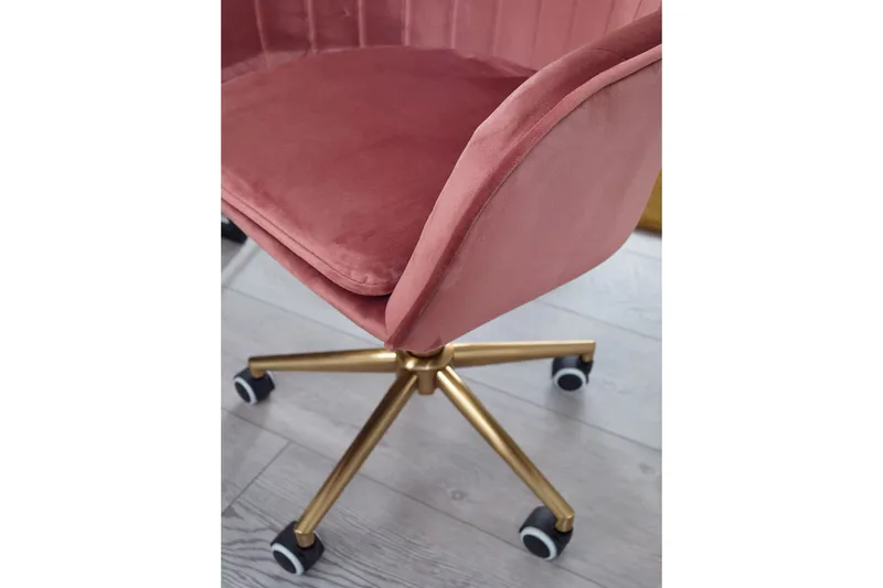 Hubdam kontorstol - Rosa/Gull - Møbler - Stoler & lenestoler - Kontorstol & skrivebordsstol