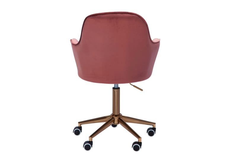 Hubdam kontorstol - Rosa/Gull - Møbler - Stoler & lenestoler - Kontorstol & skrivebordsstol