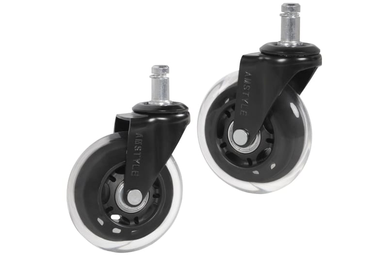 Izic Hjul til Kontorstol 5-pk - Transparent - Møbler - Stoler & lenestoler - Kontorstol & skrivebordsstol