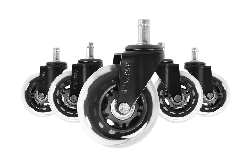 Izic Hjul til Kontorstol 5-pk, Transparent