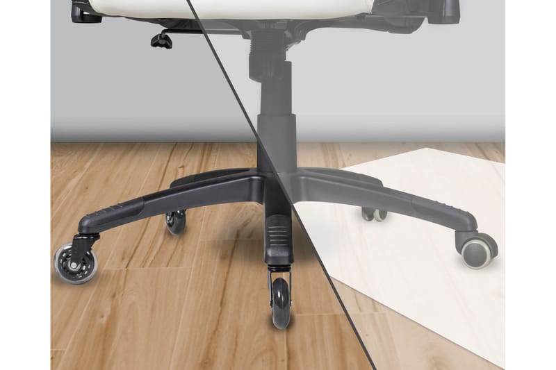 Izic Hjul til Kontorstol 5-pk - Transparent - Møbler - Stoler & lenestoler - Kontorstol & skrivebordsstol