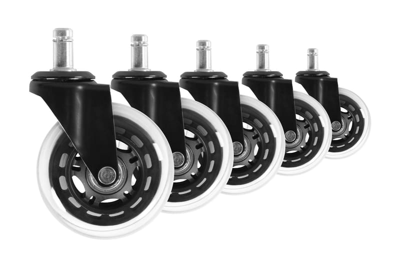 Izic Hjul til Kontorstol 5-pk - Transparent - Møbler - Stoler & lenestoler - Kontorstol & skrivebordsstol