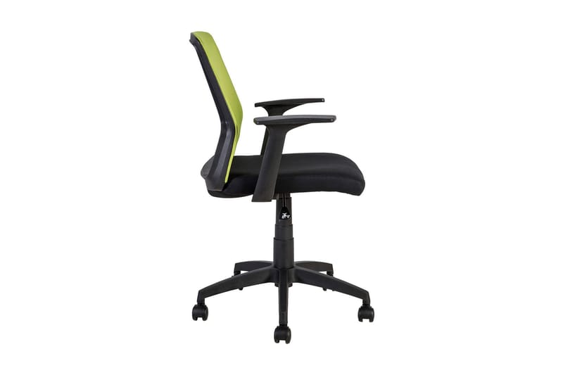 Kontorstol ALPHA 60x55xH875-95cm svart/grønn - Møbler - Stoler & lenestoler - Kontorstol & skrivebordsstol