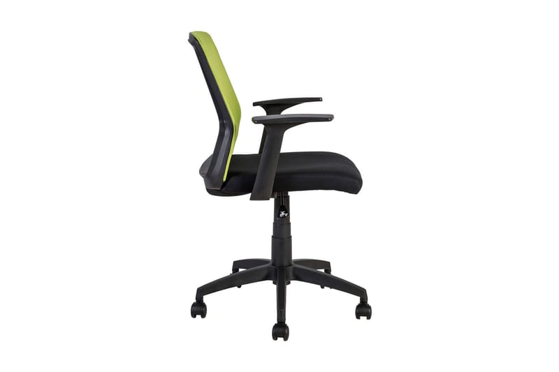 Kontorstol ALPHA 60x55xH875-95cm svart/grønn - Kontorstol & skrivebordsstol