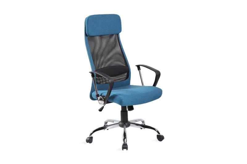 Kontorstol DARLA 62x63xH116-126cm blå - Møbler - Stoler & lenestoler - Kontorstol & skrivebordsstol