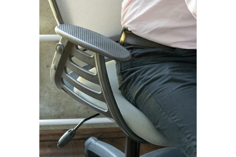 Kontorstol MERANO med nakkestøtte 645x49x96-103 grå - Kontorstol & skrivebordsstol