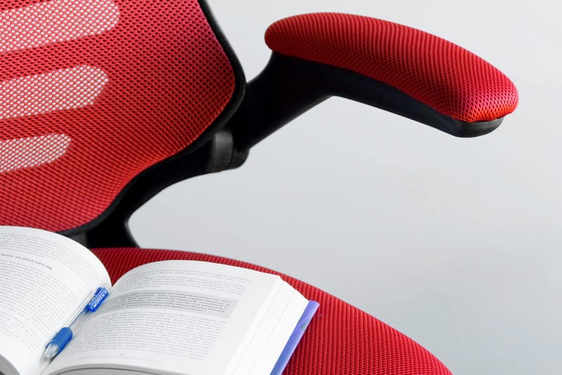 Kontorstol RAGUSA 665xD51xH117-126cm rød - Møbler - Stoler & lenestoler - Kontorstol & skrivebordsstol